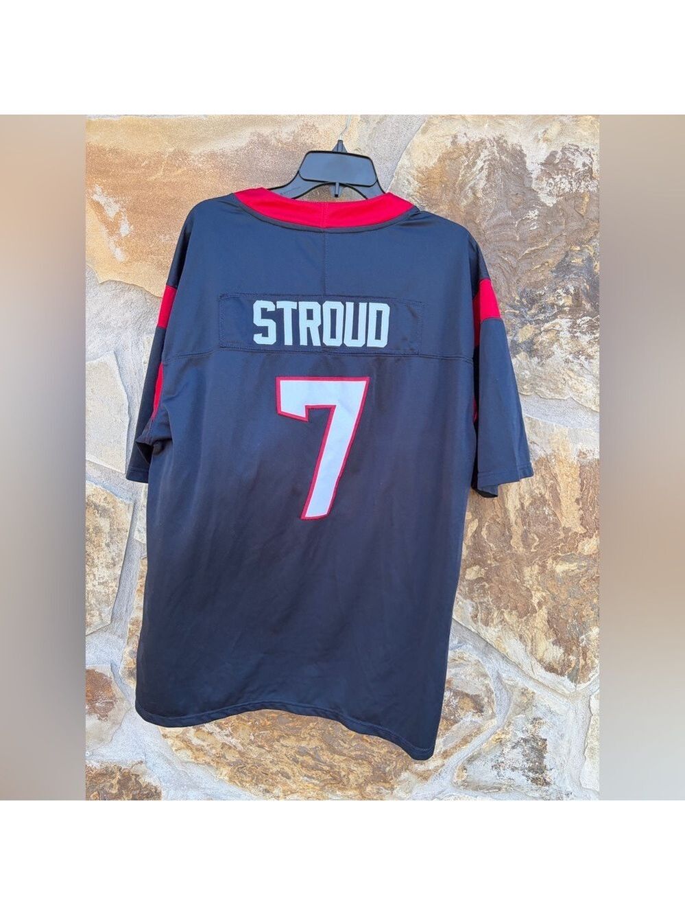 NFL Houston Texans CJ Stroud Football Jersey X 2 Unbranded XL Embroidered # 7